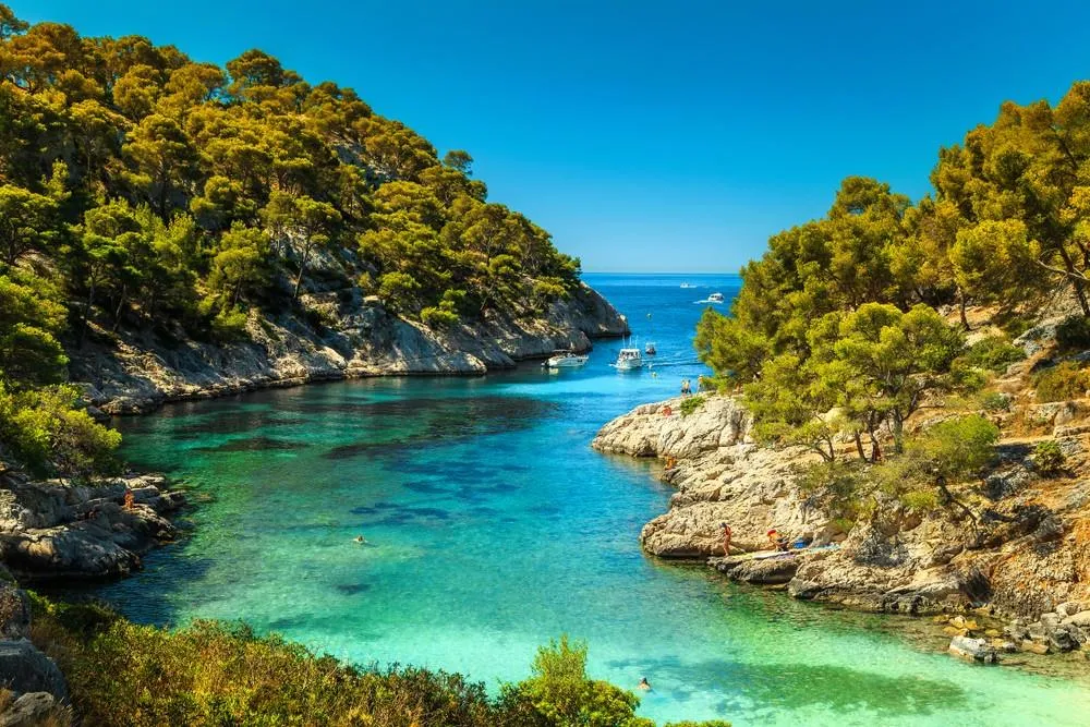 Provence s koupáním