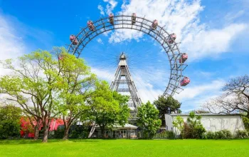 Prater ve Vídni a Dům moří