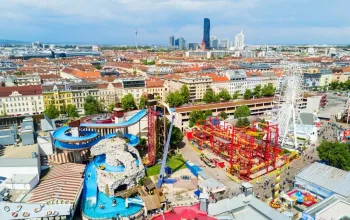 Prater ve Vídni a Dům moří