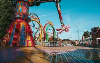 Prater ve Vídni a Dům moří
