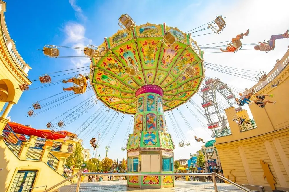 Prater ve Vídni a Dům moří
