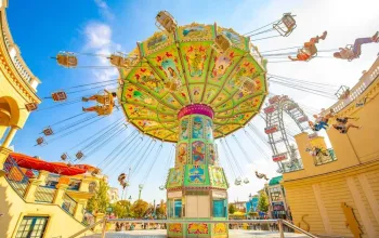 Prater ve Vídni a Dům moří