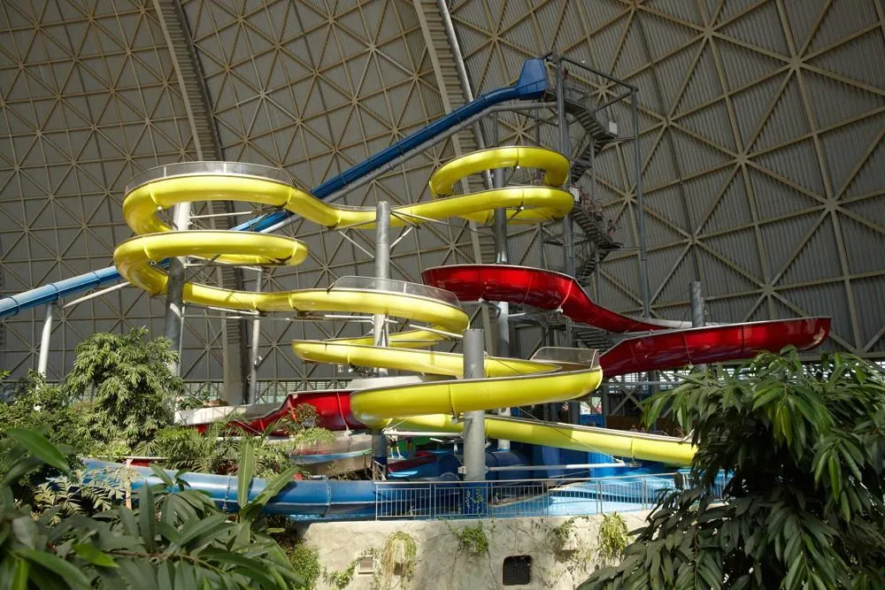 Koupání v exotickém vodním ráji Tropical Islands