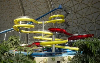Koupání v exotickém vodním ráji Tropical Islands