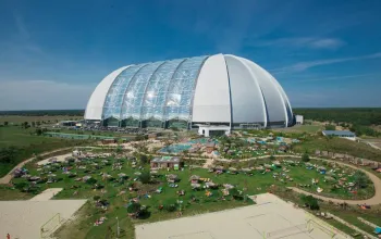 Koupání v exotickém vodním ráji Tropical Islands