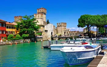 Přírodní krásy v okolí jezera Lago di Garda s koupáním