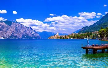 Přírodní krásy v okolí jezera Lago di Garda s koupáním