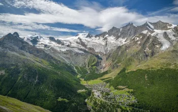Švýcarsko s výhledy na Matterhorn