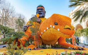 Monte Carlo a festival citrusů v Mentonu