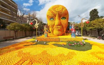 Monte Carlo a festival citrusů v Mentonu