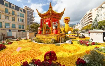 Monte Carlo a festival citrusů v Mentonu
