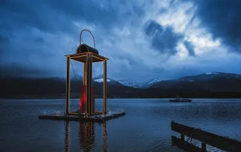 Advent u jezera Wolfgangsee
