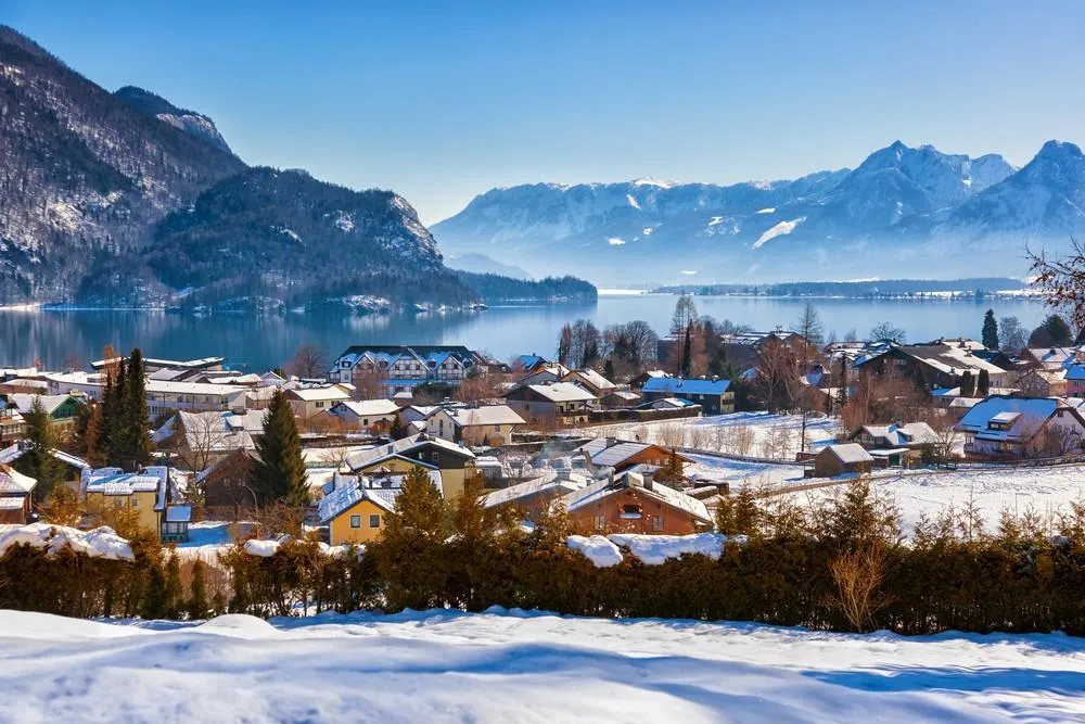 Advent u jezera Wolfgangsee