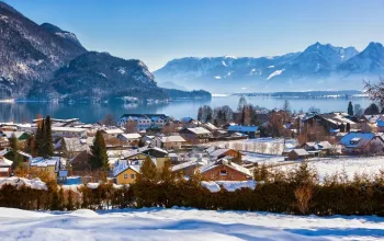 Advent u jezera Wolfgangsee