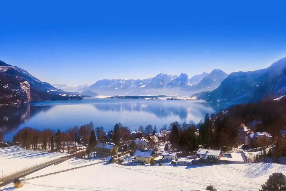 Advent u jezera Wolfgangsee