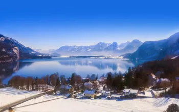 Advent u jezera Wolfgangsee