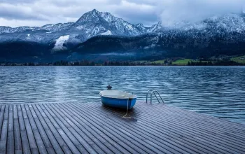 Advent u jezera Wolfgangsee