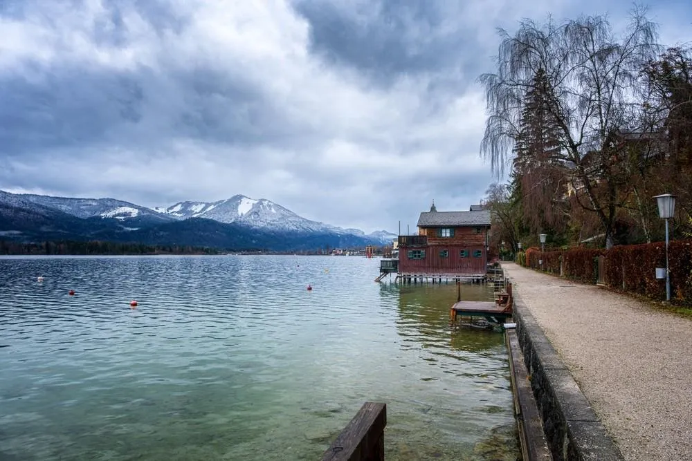 Advent u jezera Wolfgangsee