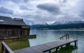 Advent u jezera Wolfgangsee