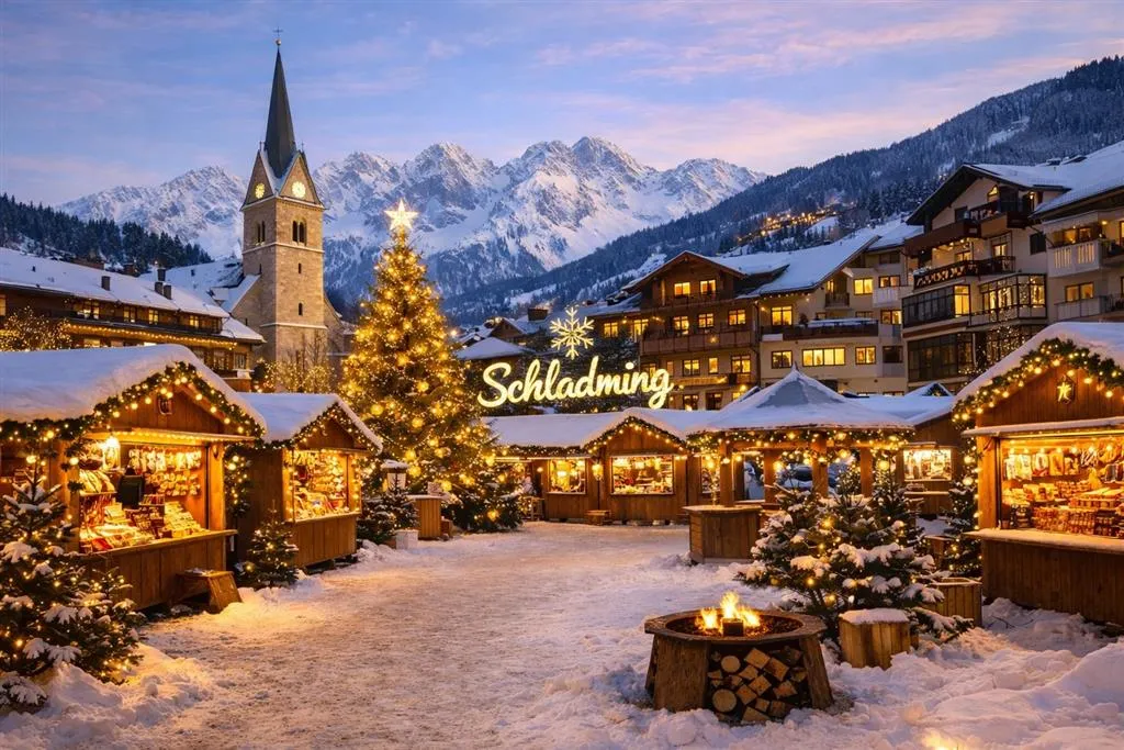 Schladming a průvod čertů