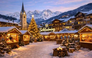 Schladming a průvod čertů