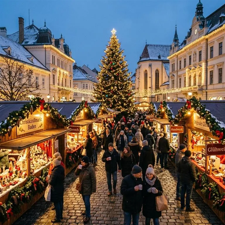 Baden a průvod čertů
