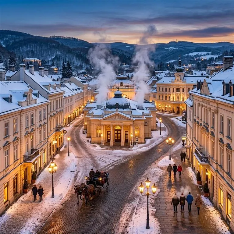 Baden a průvod čertů