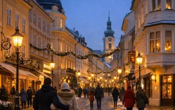 Baden a průvod čertů