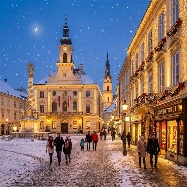 Baden a průvod čertů