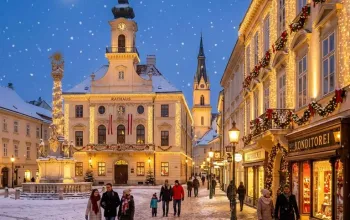 Baden a průvod čertů