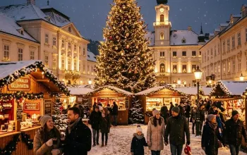 Baden a průvod čertů