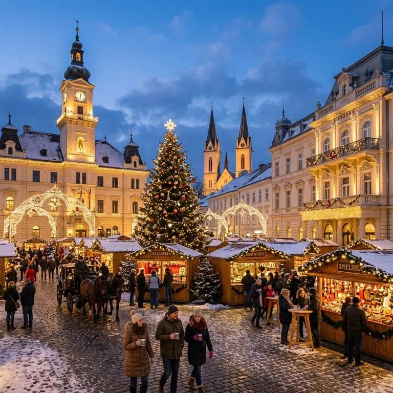 Baden a průvod čertů