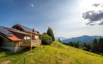 Panoramatická chata Macesen se saunou – dárek a zážitek