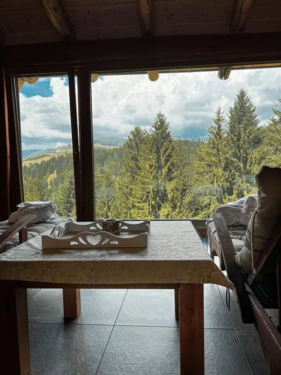 Panoramatická chata Macesen se saunou