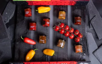 Degustační sada 8 chilli mash omáček