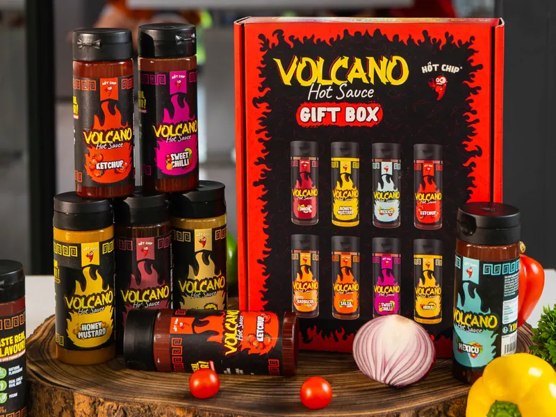Degustační set chilli omáček Volcano