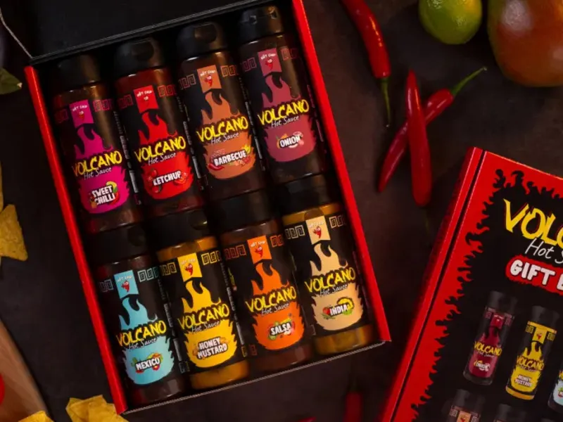 Degustační set chilli omáček Volcano
