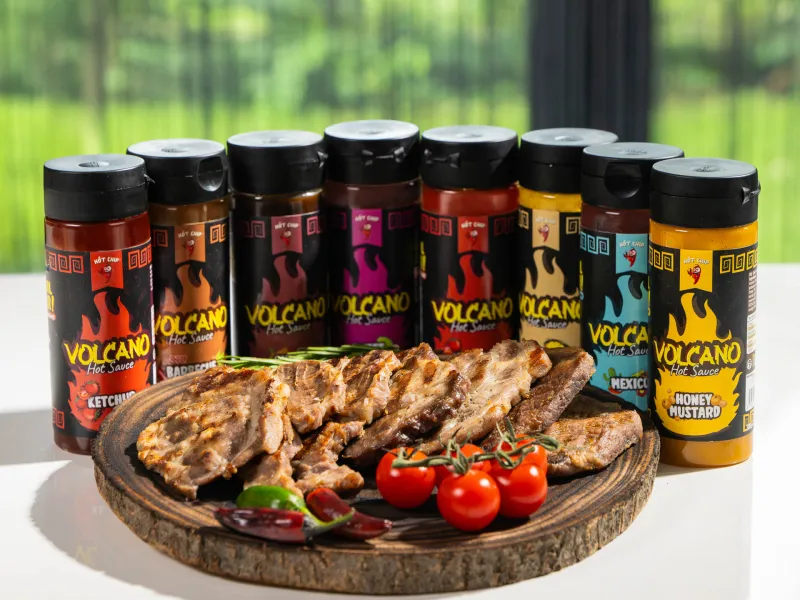 Degustační set chilli omáček Volcano