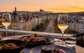 Speciální 3chodové menu ve Sky Baru pro 2 osoby Speciální 3chodové menu ve Sky Baru pro 2 osoby – dárek a zážitek