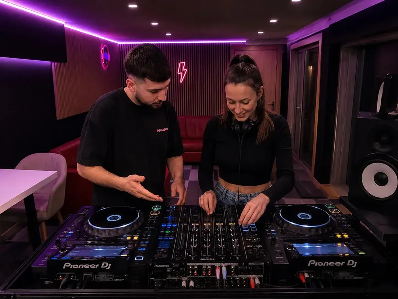 Vyzkoušejte si práci profesionálního DJe v moderním hudebním studiu