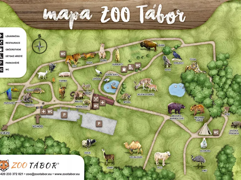 Vstup do Zoo Tábor