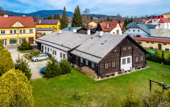 Ubytování v alpské roubence na Šumavě