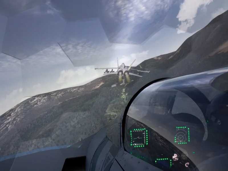 Letecký simulátor stíhačky F/A-18 Hornet