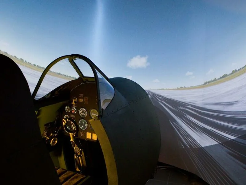 Letecký simulátor stíhačky Supermarine Spitfire