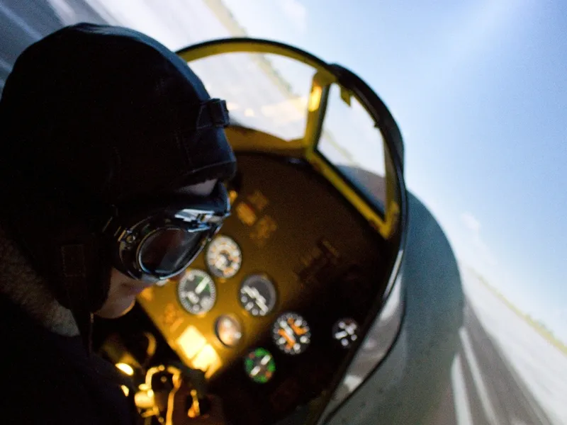 Letecký simulátor stíhačky Supermarine Spitfire