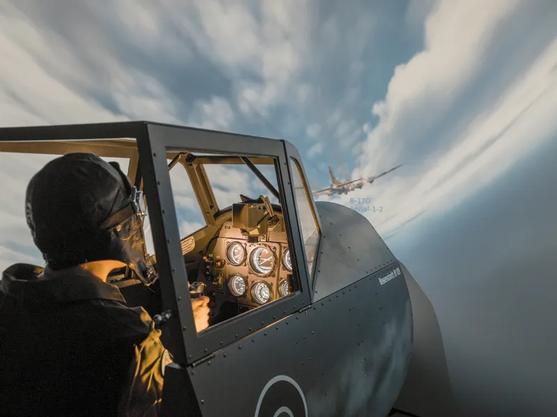 Letecký simulátor stíhačky Messerschmitt Bf109