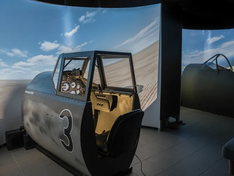 Letecký simulátor stíhačky Messerschmitt Bf109