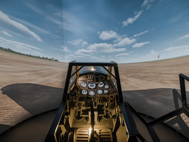 Letecký simulátor stíhačky Messerschmitt Bf109