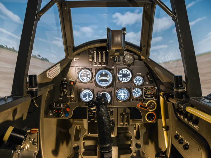 Letecký simulátor stíhačky Messerschmitt Bf109