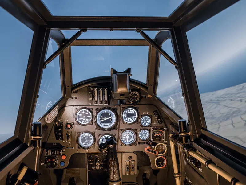 Letecký simulátor stíhačky Messerschmitt Bf109